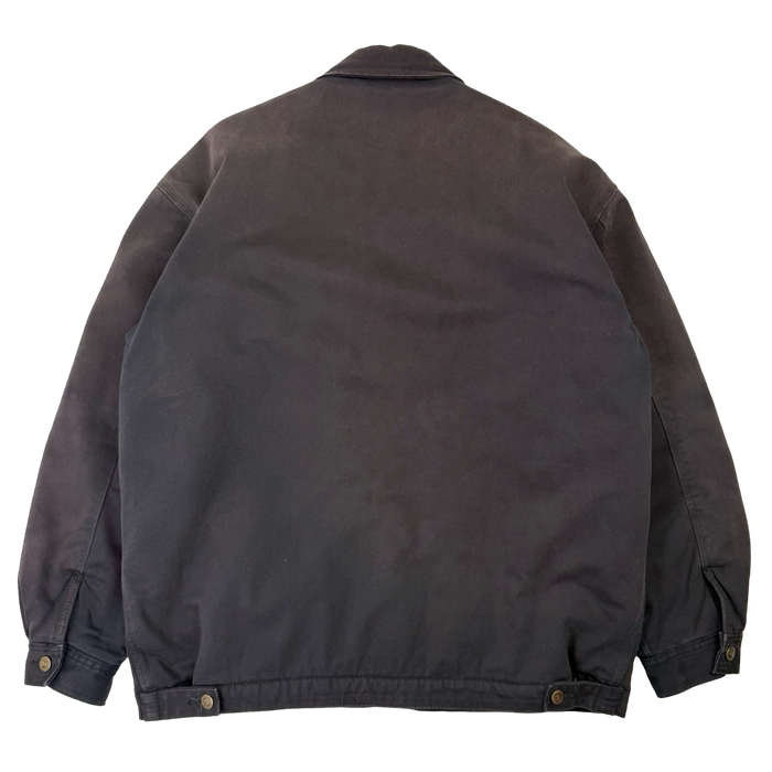 Vintage No Fear Sherpa Lined Detroit Style Jacket | Vitnage Clothing Store Canada