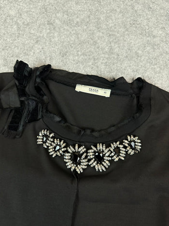 Women's Prada Black Neck Design