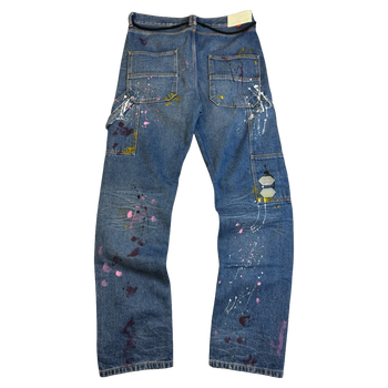 Off-White Painted Carpenter Double Knee Jeans (USED)