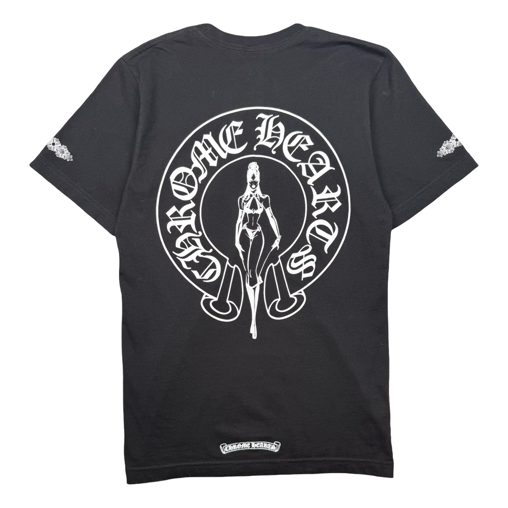 Chrome Hearts Deadly Doll Horseshoe Tee Black