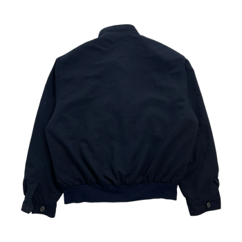 (L) Vintage Casanova Zip-Up Harrington Jacket Navy