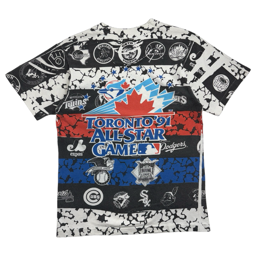 Vintage 90s Toronto Blue Jays All Star Game AOP Tee | Vintage Clothing Store Canada