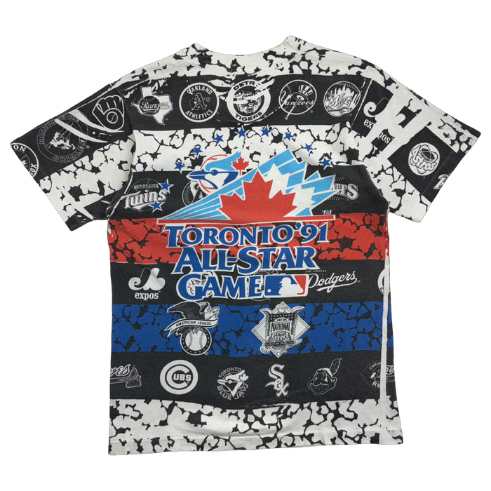 Vintage 90s Toronto Blue Jays All Star Game AOP Tee | Vitnage Clothing Store Canada
