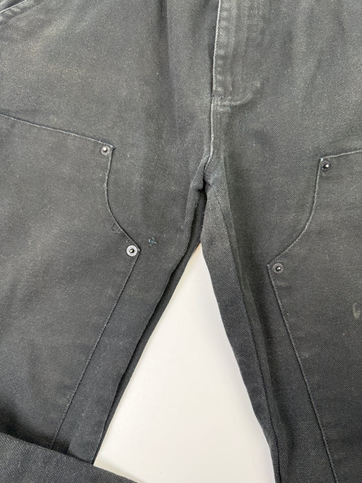 Stussy Double Knee Carpenter Pants Black (USED) | Vitnage Clothing Store Canada