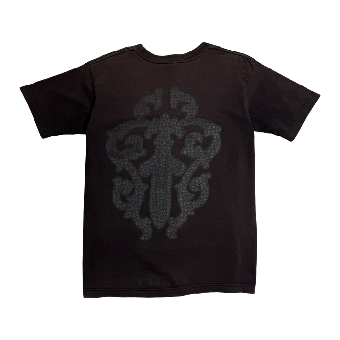 Vintage Chrome Hearts Vine Dagger Pocket Tee Black | Vitnage Clothing Store Canada