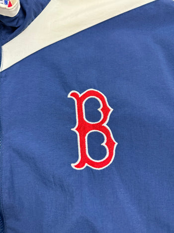 (XL) Vintage Boston Red Sox Zip-Up Windbreaker Jacket