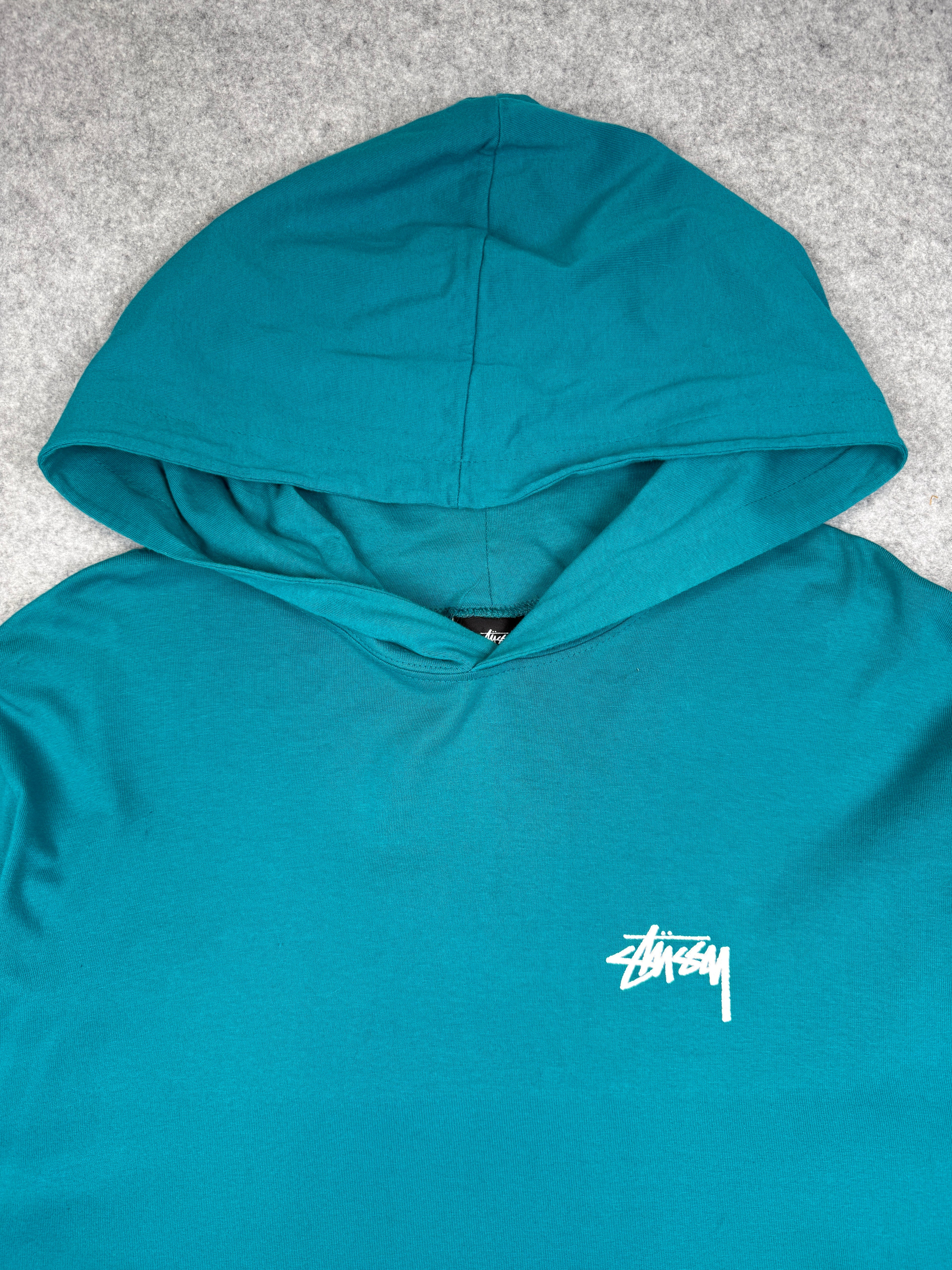 Stussy 8 Ball Lightweight Sweater Teal (USED)