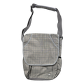 Vintage Stussy Boston Grid Messenger Bag Grey