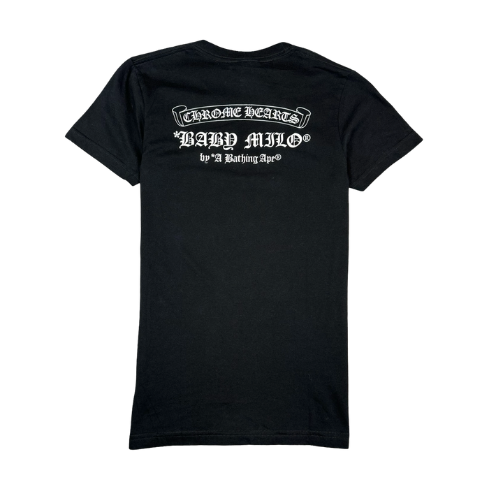 Women's Chrome Hearts x BAPE Baby Milo Tee Black | Vitnage Clothing Store Canada