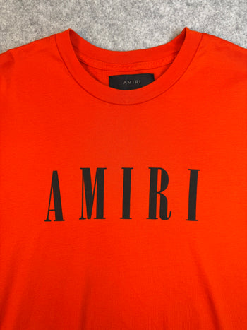 Amiri Spell Out Logo Tee Orange (USED)