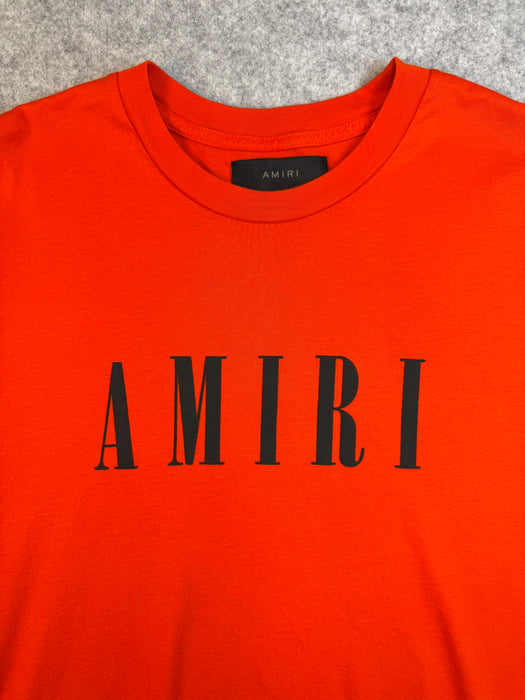 Amiri Spell Out Logo Tee Orange (USED) | Vitnage Clothing Store Canada
