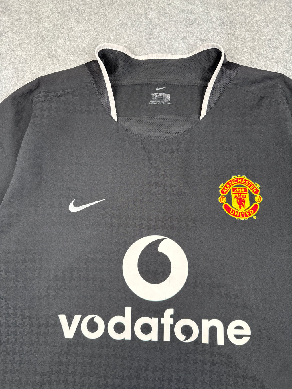 Nike Manchester United F.C. 03/04 Away Jersey Black