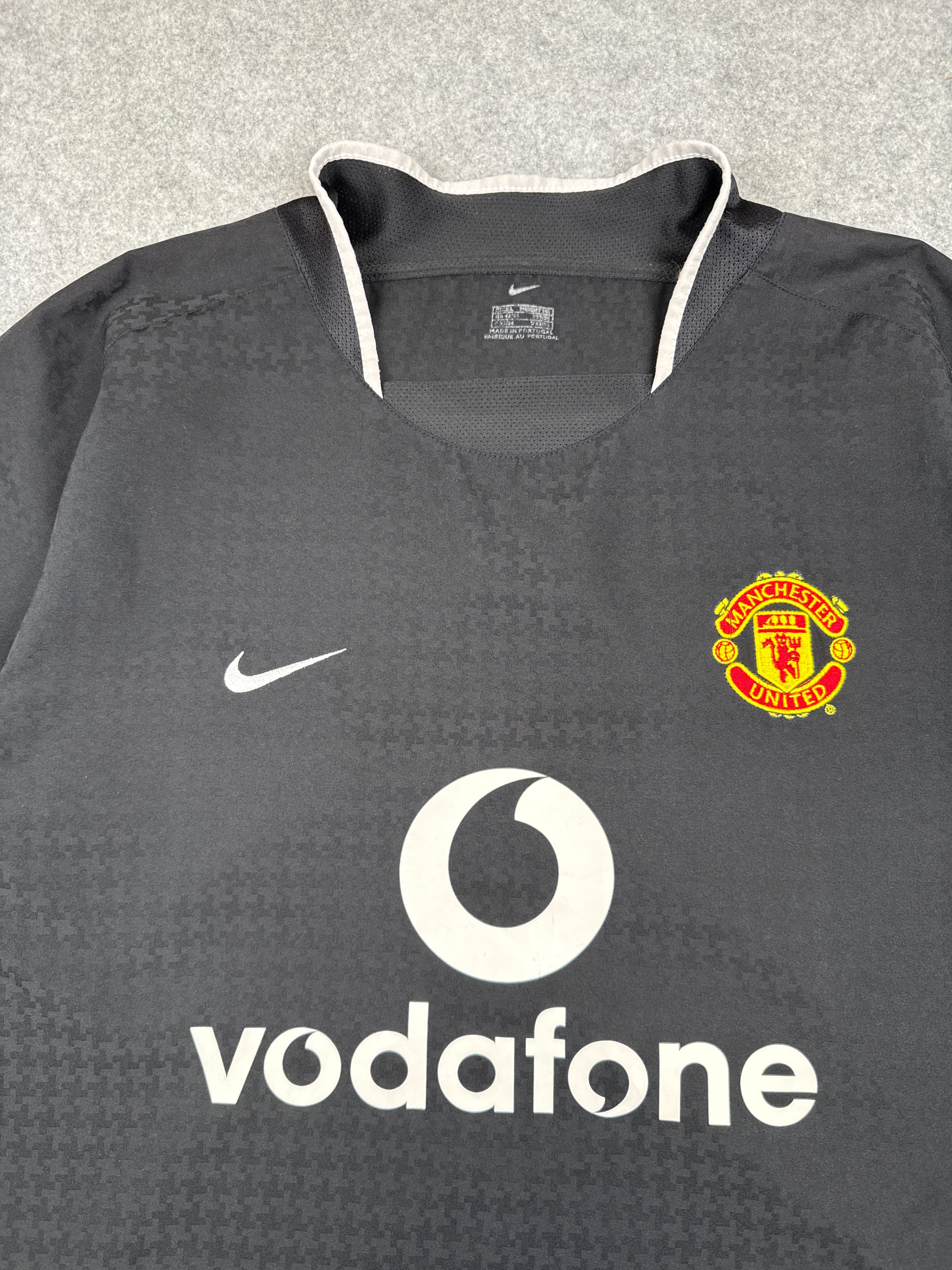 Nike Manchester United F.C. 03/04 Away Jersey Black