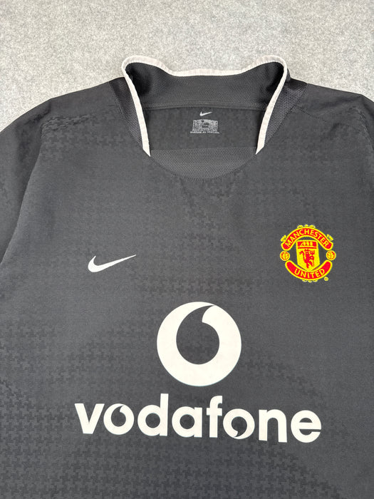 Nike Manchester United F.C. 03/04 Away Jersey Black | Vitnage Clothing Store Canada