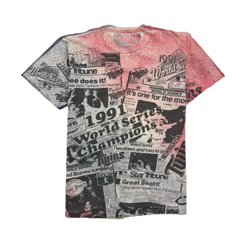 Vintage '91 Twins World Champion AOP Tee