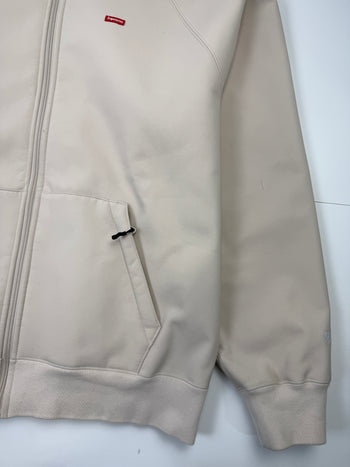 Supreme Windstopper Zip Up Hooded Sweatshirt Cream (USED)