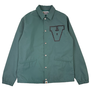 BAPE Very Ape Coach Jacket Dark Green (USED)