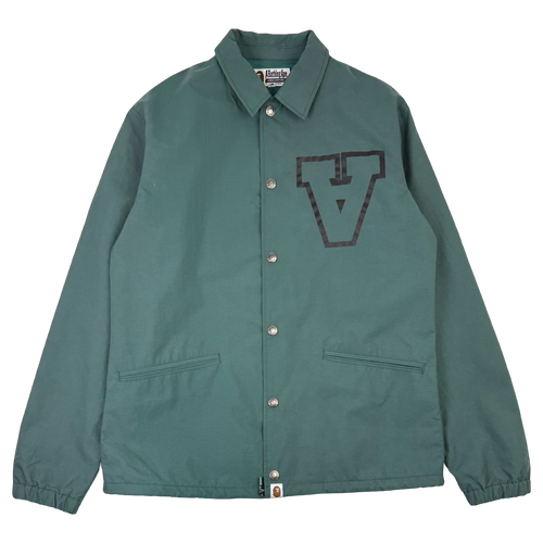 BAPE Very Ape Coach Jacket Dark Green (USED) | Vintage Clothing Store Canada
