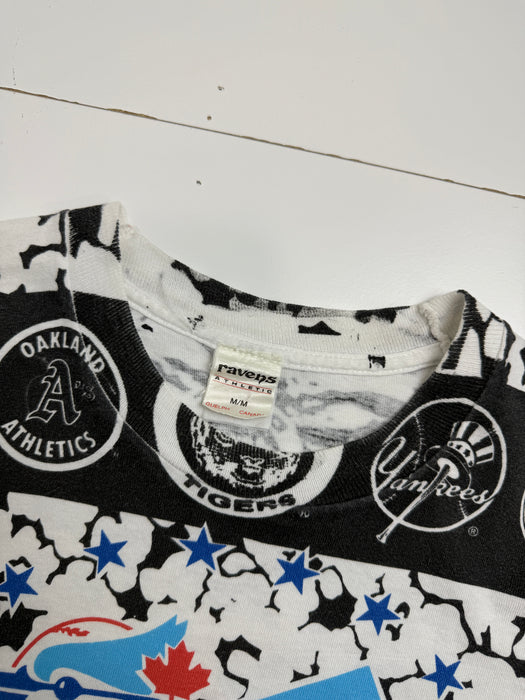 Vintage 90s Toronto Blue Jays All Star Game AOP Tee | Vitnage Clothing Store Canada