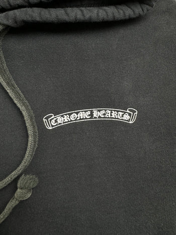 Chrome Hearts Scroll Logo Hoodie Black (USED)