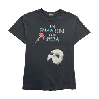 Vintage 90s The Phantom of Opera Tee Black