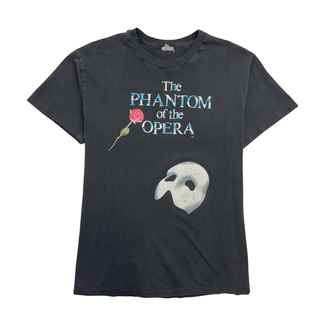 Vintage 90s The Phantom of Opera Tee Black