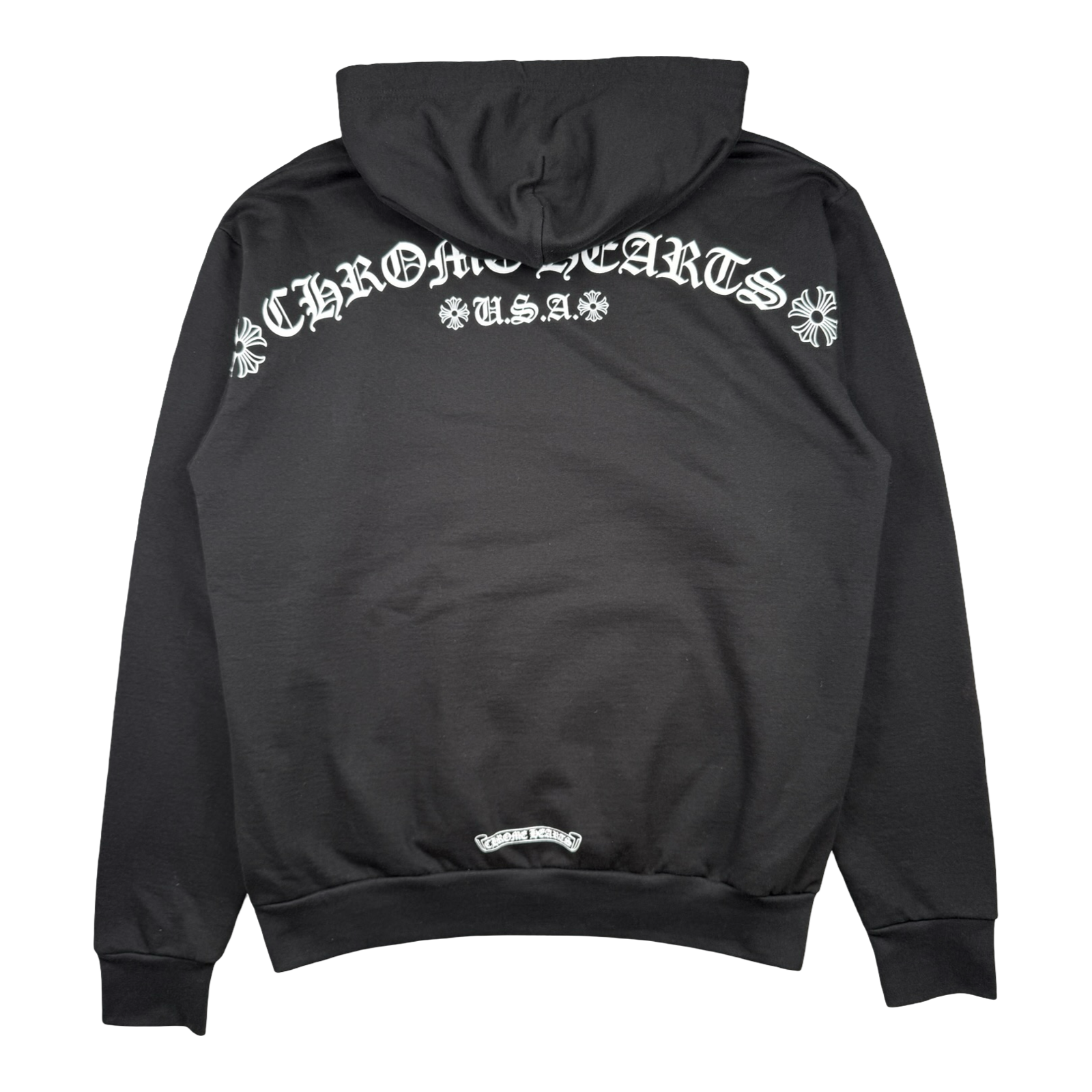 Chrome Hearts T Bar Logo USA Hoodie Black
