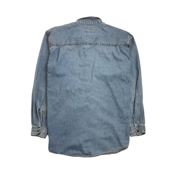 (L) Vintage Levis Orange Tab Denim Light Washed Button Up