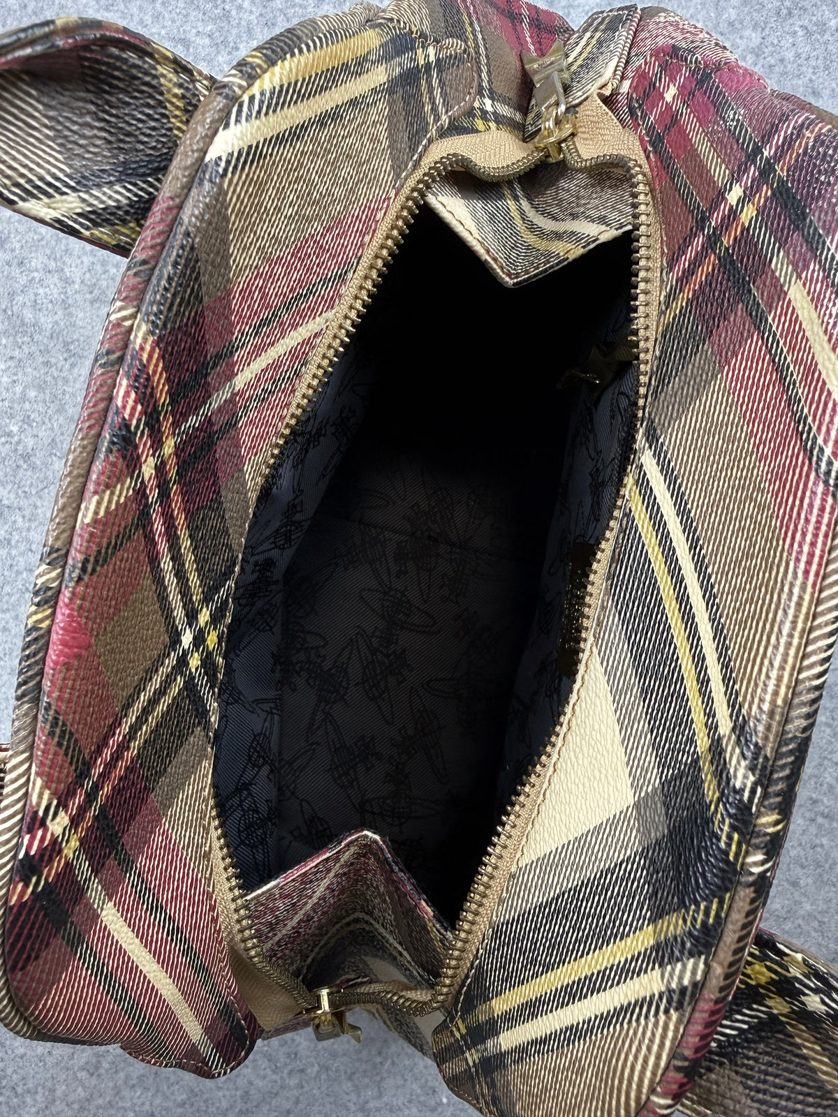 Vivienne Westwood Derby Tartan Yasmin Bag