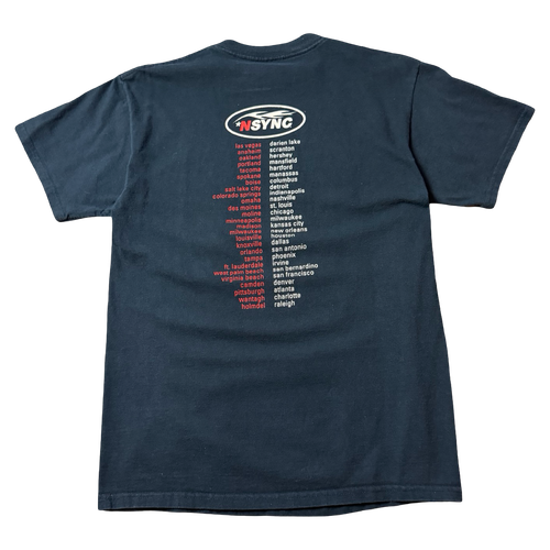 1999 Vintage NSYNC Tee Black | Vintage Clothing Store Canada