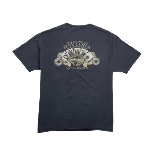 (XXL) '15 Harley Davidson Daytona Tee Navy | Vintage Clothing Store Canada