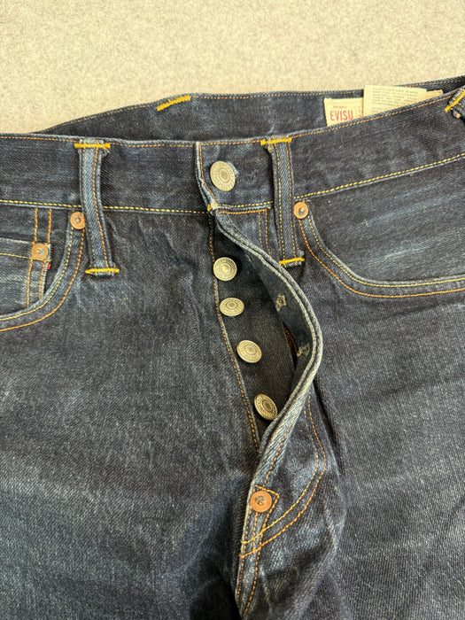 Evisu Lot 2000 No. 3 Daicock Blue Denim Pants | Vitnage Clothing Store Canada