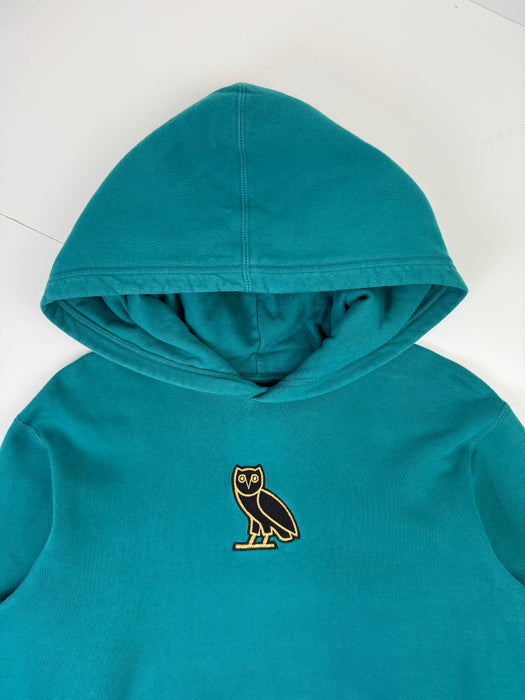 OVO OG Owl Hoodie Teal (USED) | Vitnage Clothing Store Canada