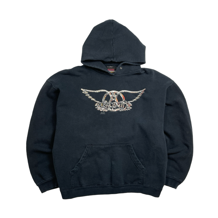 Vintage Aerosmith Hoodie Black | Vitnage Clothing Store Canada