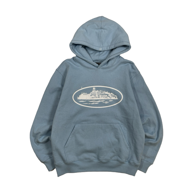 Corteiz Alcatraz Hoodie Baby Blue