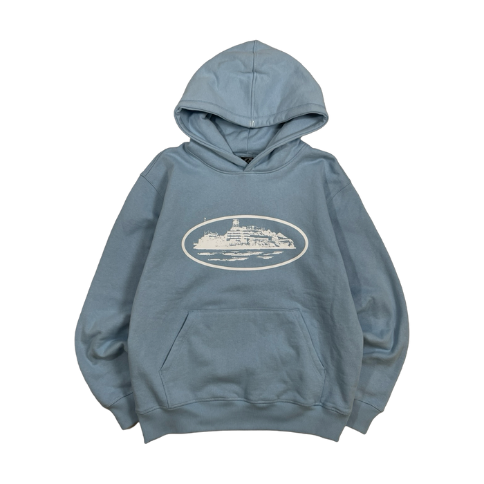 Corteiz Alcatraz Hoodie Baby Blue | Vitnage Clothing Store Canada