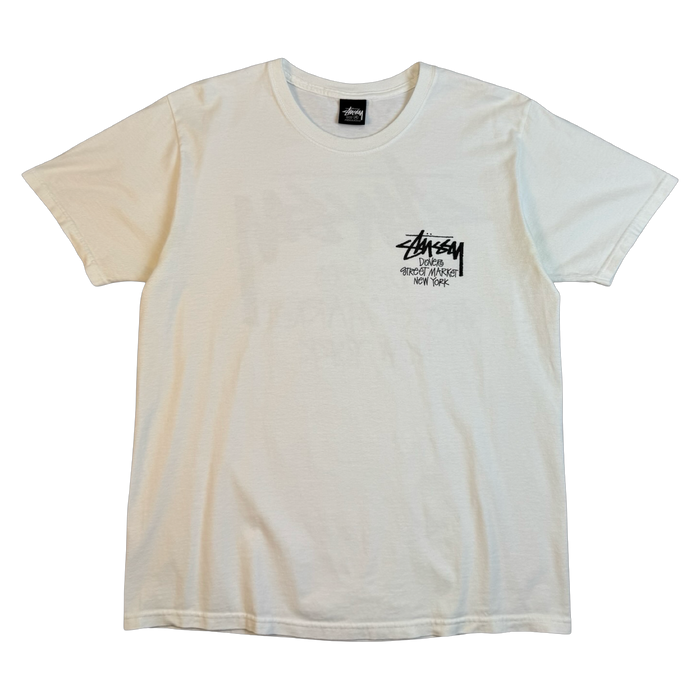 Stussy Dover Street Market New York Tee White (USED) | Vitnage Clothing Store Canada