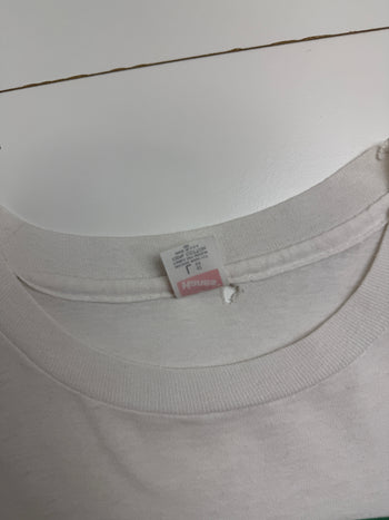 Vintage 90's Knowledge Is Key Promo Tee White