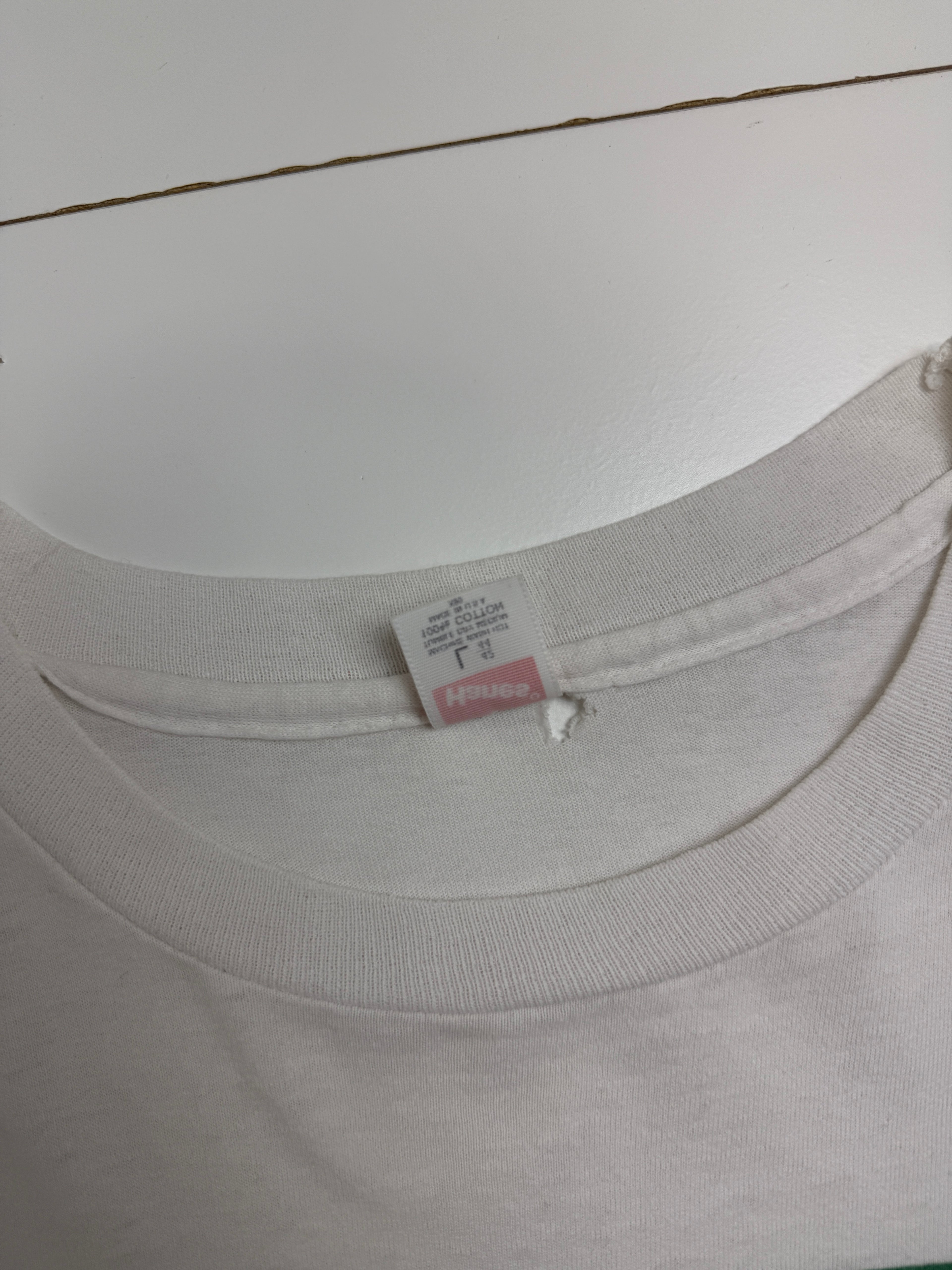 Vintage 90's Knowledge Is Key Promo Tee White