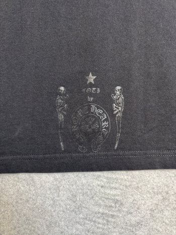 Vintage Chrome Hearts Foti Skull Wing Pocket Tee Black/Red