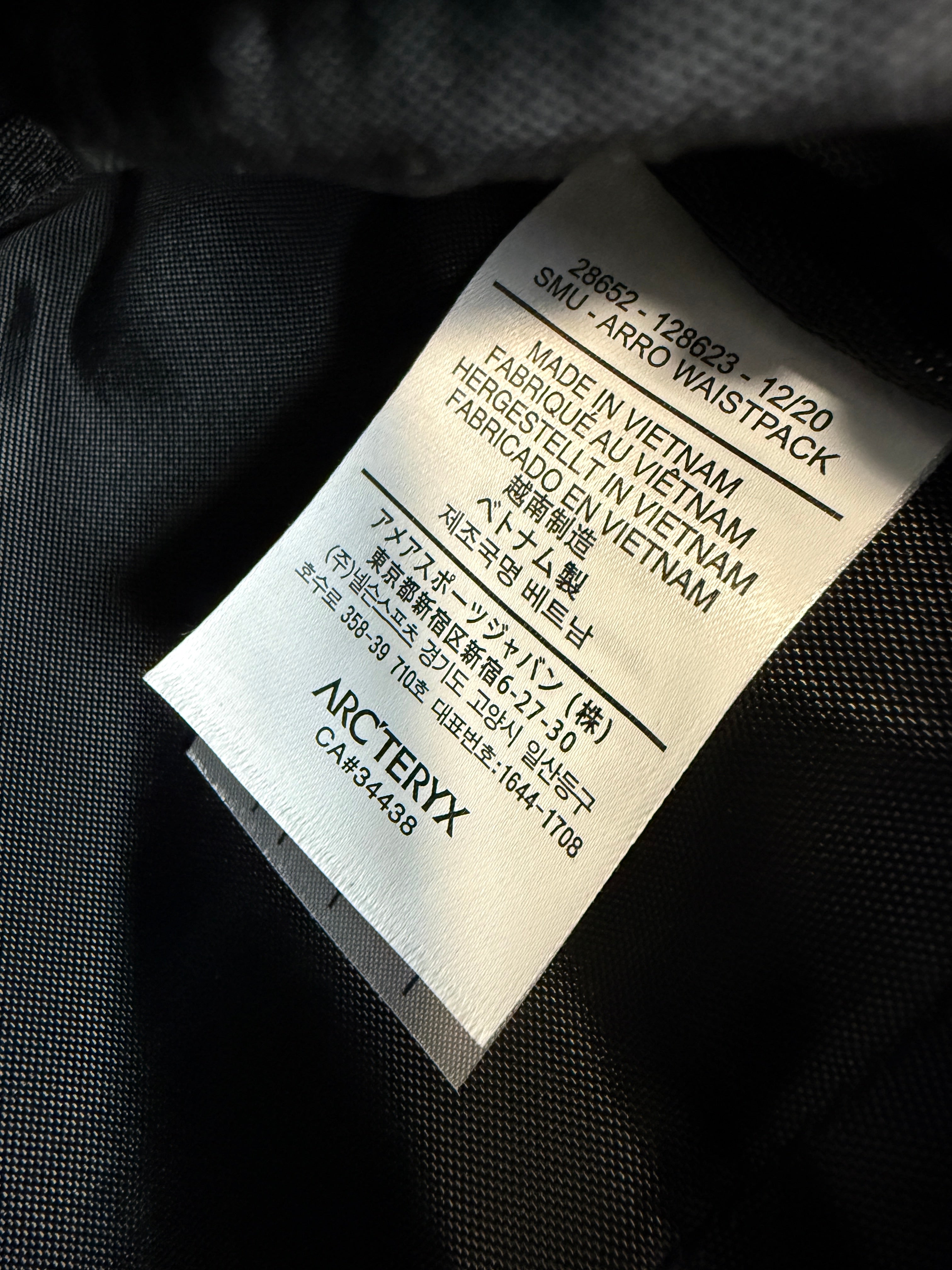 Arc’teryx x Beams Boy Arro Waist Pack Grey