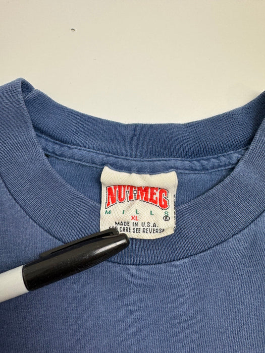 Vintage '91 MLB Detroit Tigers Tee Faded Navy | Vitnage Clothing Store Canada