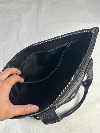 Vintage Dior Street Chic Tote Trotter Bag Black