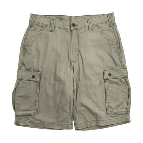 (34) Carhartt Carpenter Cargo Shorts Khaki | Vintage Clothing Store Canada