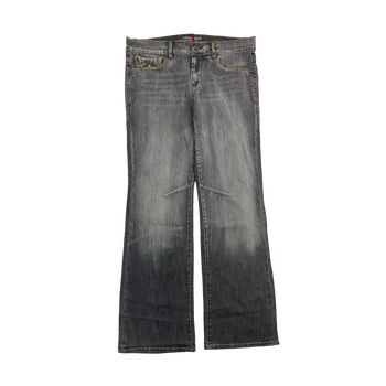 Vintage Y2k Parasuco Denim Pants Faded Black