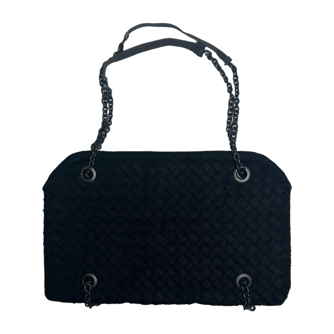 Bottega Veneta Intrecciato Duo Bag Black