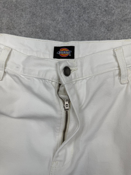 Dickies Carpenter Double Knee Shorts White | Vitnage Clothing Store Canada
