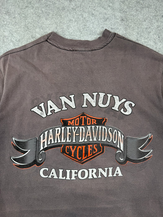 Vintage Harley Davidson National MDA Poker Run Sun Faded Tee | Vitnage Clothing Store Canada