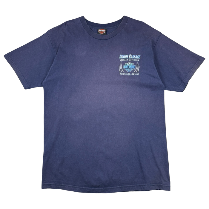 Vintage Harley Davidson Inside Passage Tee Navy | Vitnage Clothing Store Canada
