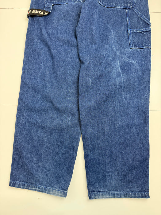 Mecca Dark Blue Carpenter Denim Pants | Vitnage Clothing Store Canada